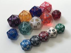 14 mtg spindown dice No Doubles life counter dice Kaladesh - Image 2