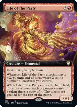 Life of the Party MTG Extended Art Commander: Streets of New Capenna NM - Image 1