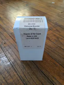 MtG Innistrad Crimson Vow Welcome Booster Box by WotC X10 Packs - Image 1