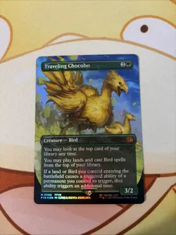 Traveling Chocobo (Borderless) (Chocobo Track Foil) Final Fantasy Foil - Image 1