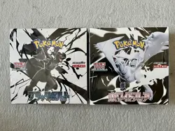 [Set of 2] Pokemon Card Black Bolt White Flare Booster Box sv11B sv11W w/shrink - Image 1