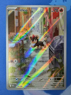 Litleo 139/132 - Illustration Rare - Mega Evolution - Pokemon TCG Card NM+ - Image 2