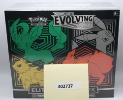 (*402737*) Pokemon SWSH EVOLVING SKIES ELITE TRAINER BOX Sealed ETB view images - Image 1