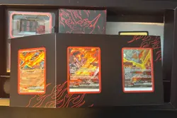 Pokemon Team Rocket's Moltres UPC Box, Mat, Deck Box, Coin, PROMOS, No Packs - Image 3