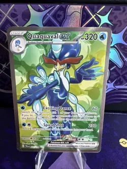Quaquaval ex 235/193 Paldea Evolved Full Art Ultra Rare Pokemon Card MP- - Image 1