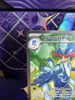 Quaquaval ex 235/193 Paldea Evolved Full Art Ultra Rare Pokemon Card MP- - Image 2