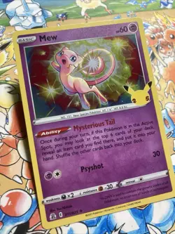 Mew 011/025 Celebrations Holo Rare Pokemon TCG NM - Image 3