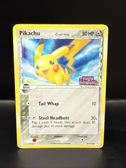 Pokemon Pikachu 79/110 Reverse Holo Rare EX Holon Phantoms 2006 - Image 1