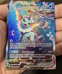 Pokemon Vaporeon VMAX SWSH182 Sword & Shield Promo Card Holo Cards Lot Of 2 🔥 - Image 1