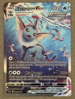 Pokemon Vaporeon VMAX SWSH182 Sword & Shield Promo Card Holo Cards Lot Of 2 🔥 - Image 3