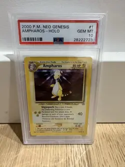 Ampharos #1/111 - PSA 10 - Pokemon TCG | Neo Genesis Set Holo - Image 1