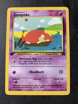 Pokemon Team Rocket 1st Edition Slowpoke 67/82 Near Mint - Image 1