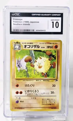 Pokemon, Primeape, Southern Islands, 18/18, 2001 Pokemon Card,CGC 10 GEM MINT - Image 3
