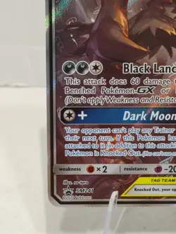 Pokemon SM241 Umbreon & Darkrai GX Tag Team Black Star Promo NM - Image 2