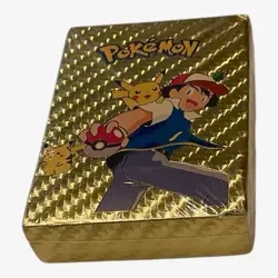 Pokemon Gold Foil Card Deck Gold NEW SEALED! RARE!! - Image 2