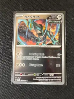 Iron Crown 132/191 Reverse Holo Rare Pokemon Surging Sparks - Image 1