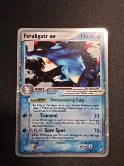 Pokemon - Feraligatr ex 103/115 Ultra-rare Ex Unseen Forces - Exc - Image 1