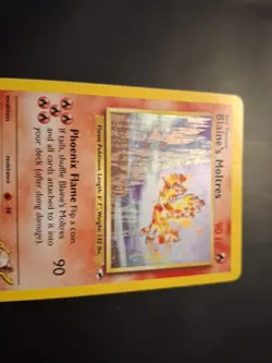 Blaine's Moltres 1/132 Gym Heroes Unlimited Holo Rare Vintage WOTC Pokemon TCG - Image 4
