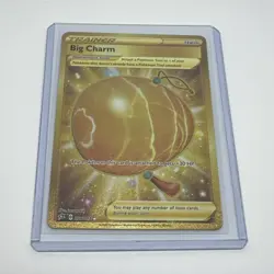 Pokemon TCG Big Charm Rebel Clash 206/192 Holo Secret Rare - Image 1