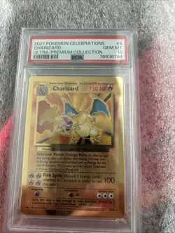 ??2021 Pokemon Celebrations UPC Ultra Premium CHARIZARD #4 PSA 10?? - Image 5