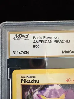 Pokemon Pikachu Shadowless Yellow Cheeks #58 MINT Grade 10, Base Set +BONUS - Image 3