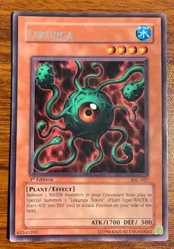 2004 Yu Gi Oh Invasion of Choas 1st Edition Lekunga #IOC-027 Used - Image 1