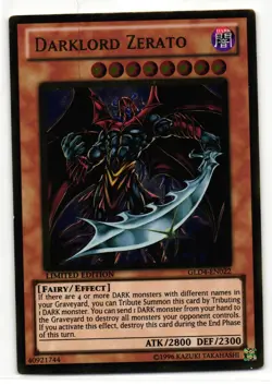 Darklord Zerato Gold Rare | GLD4-EN022 | Yu-Gi-Oh Card - Image 1