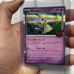 Pokemon Mimikyu 097/193 Holo Trick or Trade Halloween 2023 NM Near Mint Card - Image 2