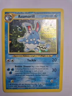 Pokemon Neo Genesis 2000 Azumarill 2/111 Rare Holo Card LP/NM Condition - Image 3