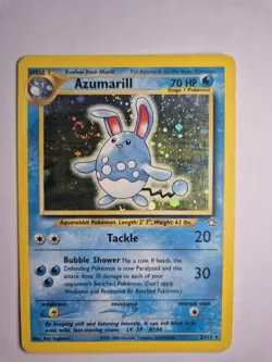 Pokemon Neo Genesis 2000 Azumarill 2/111 Rare Holo Card LP/NM Condition - Image 4
