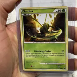 Pokemon Scyther Uncommon Undaunted 36/90 Pokemon Card 2010 Nintendo TCG NM - Image 1