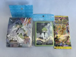 Pokemon Card Official Sleeve & Deck Case N & Reshiram & Zekrom & Mega dream 1pac - Image 1