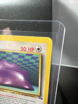 Ditto 18/62 Fossil Non Holo NM Vintage Pokemon Cards WOTC Rare Pokemon TCG - Image 3