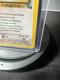 Ditto 18/62 Fossil Non Holo NM Vintage Pokemon Cards WOTC Rare Pokemon TCG - Image 4