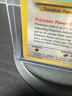 Ditto 18/62 Fossil Non Holo NM Vintage Pokemon Cards WOTC Rare Pokemon TCG - Image 5