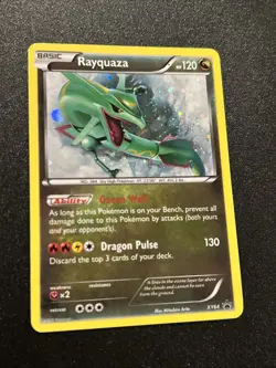 Rayquaza XY64 Promo Pokemon Card ! Excellent Condition - Image 2