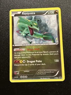 Rayquaza XY64 Promo Pokemon Card ! Excellent Condition - Image 4