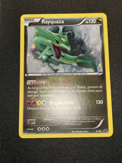 Rayquaza XY64 Promo Pokemon Card ! Excellent Condition - Image 5