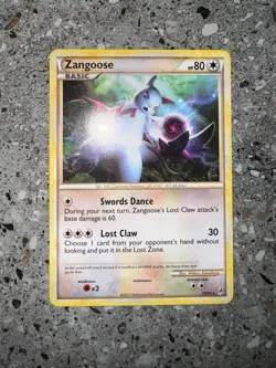 Pokemon TCG Cards Zangoose 39/95 Call of Legends Rare NM - Image 3