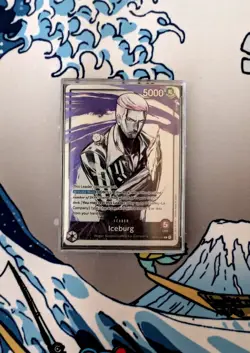 Iceburg Leader Alt Art OP03-058 English One Piece Card Game - Image 1