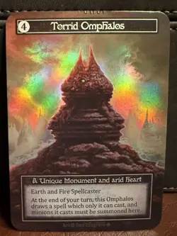 Sorcery Contested Realm GOTHIC FOIL Torrid Omphalos - Image 1
