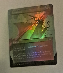 Terminate Borderless FOIL NM MTG Double Masters 2022 Magic Gathering 2X2 - Image 1