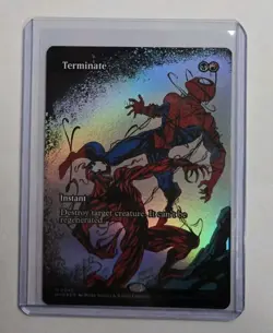 Terminate 0040 Foil Borderless Marvels Spider-Man NM - Image 1