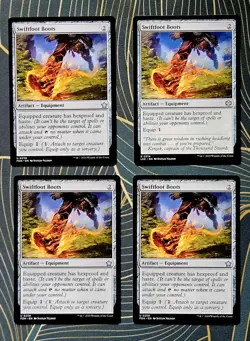 [X4] Swiftfoot Boots | Foundations (MTG) | NM EN [PLAYSET OF FOUR] - Image 1