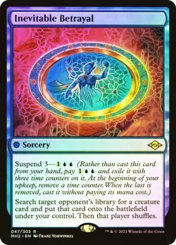 Inevitable Betrayal FOIL - 047/303 - Rare - Modern Horizons 2 MH2 MTG - Image 1