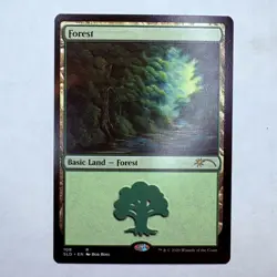 SLD Forest (108) (Bob Ross) Secret Lair Drop NonFoil MTG NM - Image 1