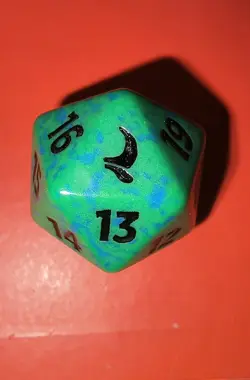 MTG 20-SIDED LIFE COUNTER, DICE, COMPLETE SET of 5 TARKIR: DRAGON STORM TDM, - Image 2