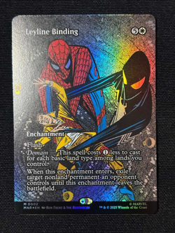 Leyline Binding (Borderless) Marvel Universe Eternal-Legal Foil (Pack Fresh NM) - Image 1