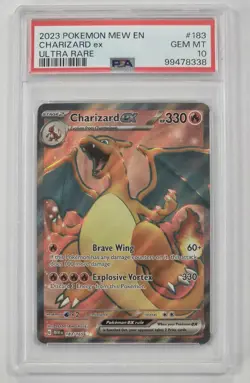 2023 English Pokemon CHARIZARD ex #183 (PSA 10) - Image 1