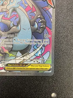 Pokemon Phantasmal Flames MEGA CHARIZARD X EX #23 Black Star Promo From UPC - Image 3